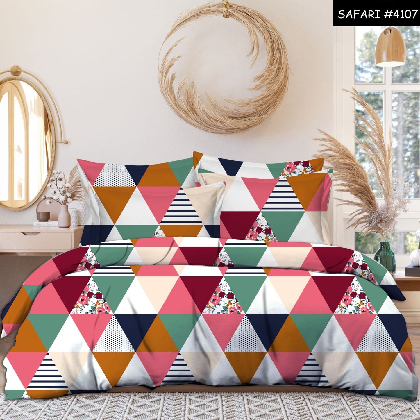 Orvalyn Premium Queen Size Bedsheet (90" x 100") 300 TC