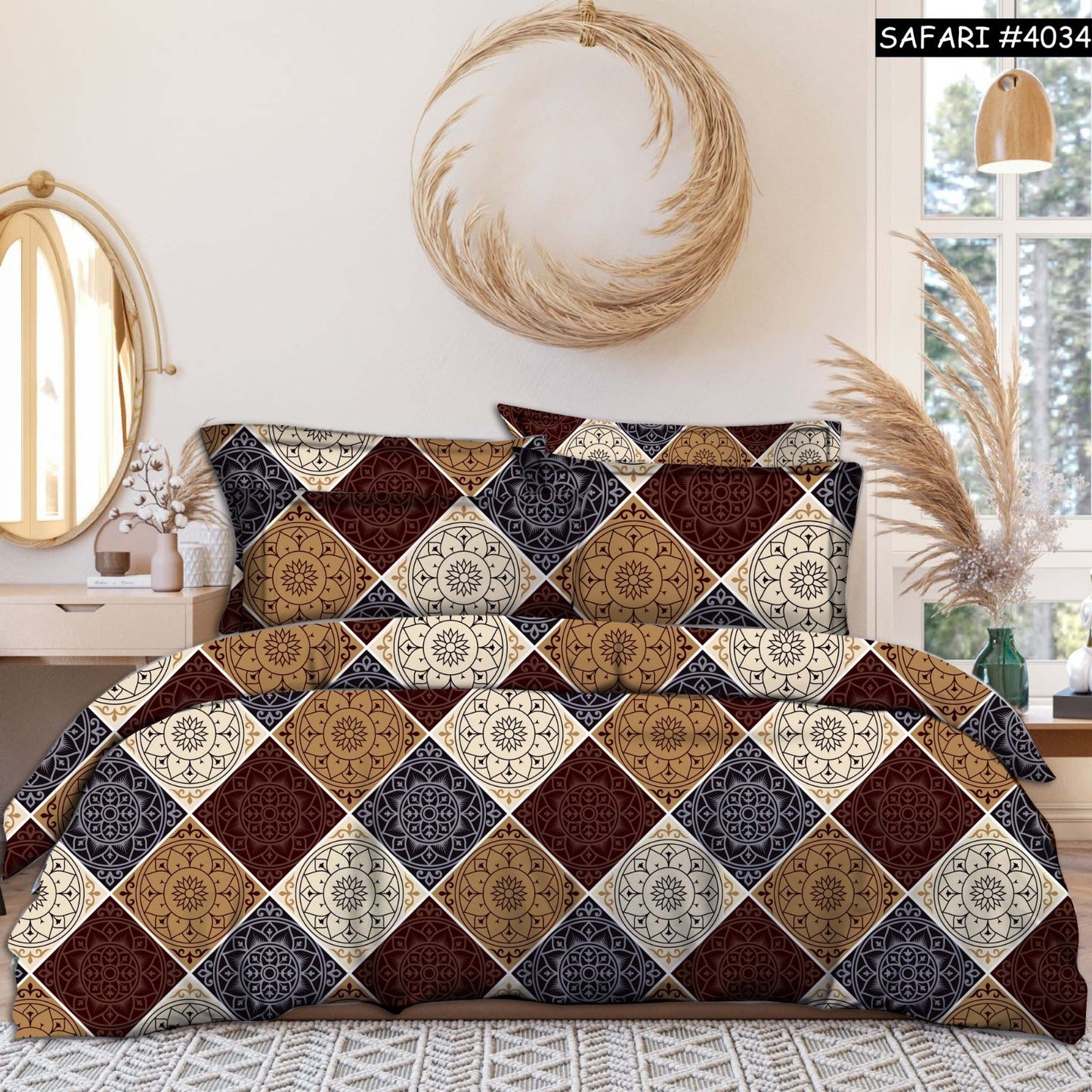 Aurionne Premium Queen Size Bedsheet (90" x 100") 300 TC