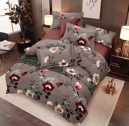 Emerelle Premium King Size Bedsheet (108" x 108"): 400 TC