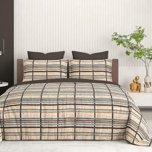 Marcella Premium King Size Bedsheet (108" x 108"): 400 TC