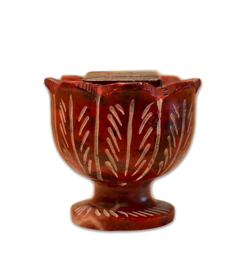 Rose Incense Holder (Marble Soapstone)