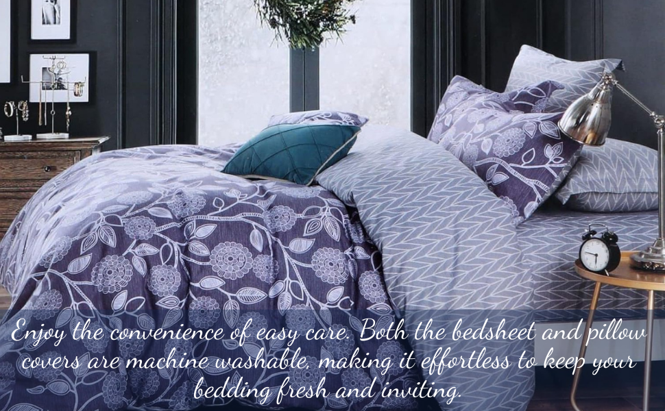 Aurephine Premium King Size Bedsheet (108" x 108") 400TC