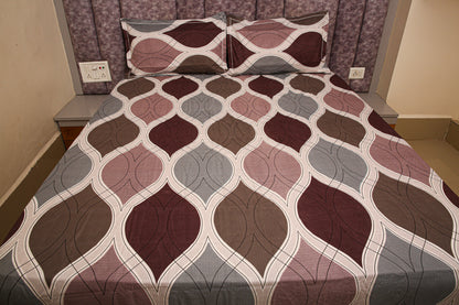 Soloria Premium King Size Bedsheet (108" x 108"): 400 TC