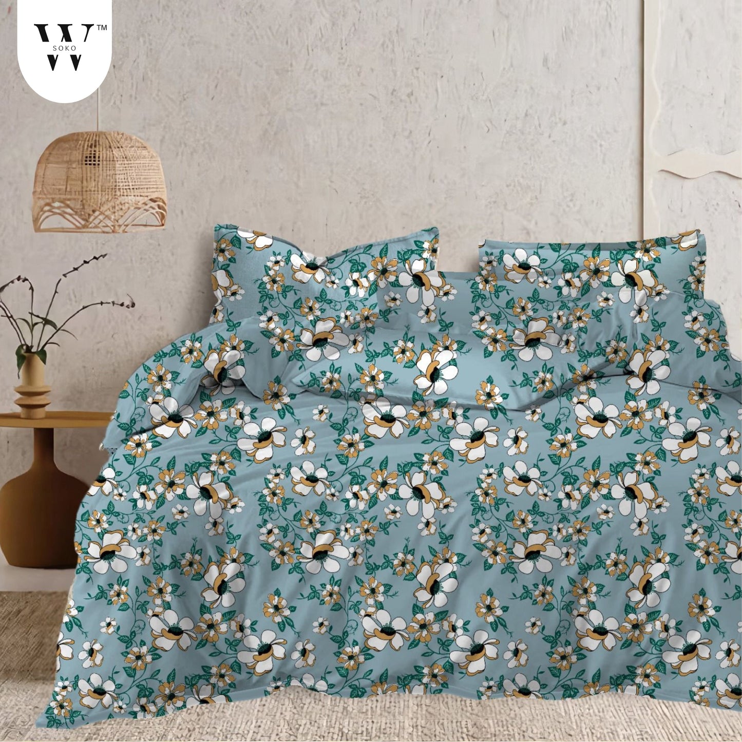 Ovelisse Premium Single Bedsheet (60" x 90")- 144 TC