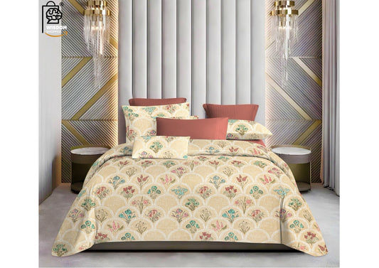 Lavelle Premium King Size Bedsheet (108" x 108") - 400 TC