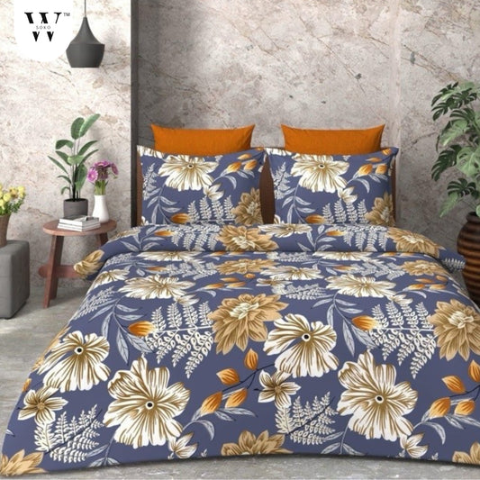 Serenithra Premium Queen Size Bedsheet (90" x 100") 300 TC