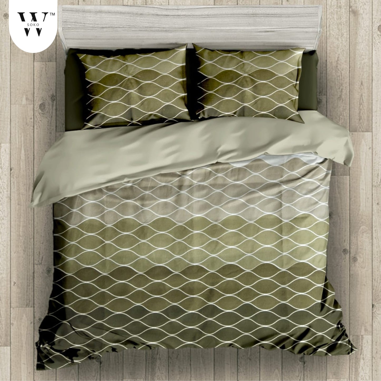 Aurementa Premium Single Bedsheet (60" x 90")- 144 TC