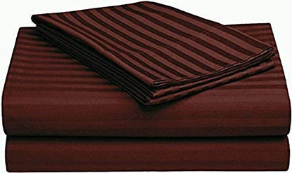 Dark Maroon Premium King Size Bedsheet (108" x 108") 300 TC