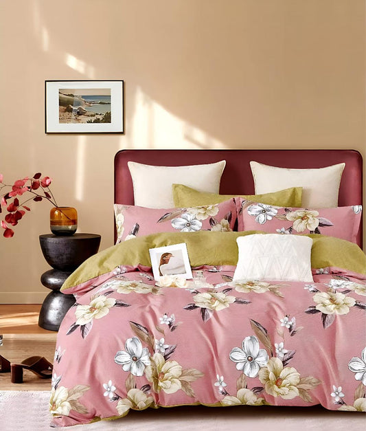 Frances Fitted Premium King Size Bedsheet (108" x 108") 400 TC