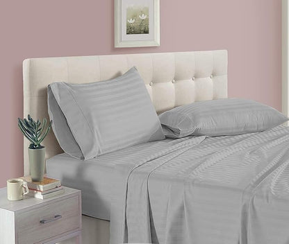 Lumorae Premium Queen Size Bedsheet (90" x 100") 300 TC