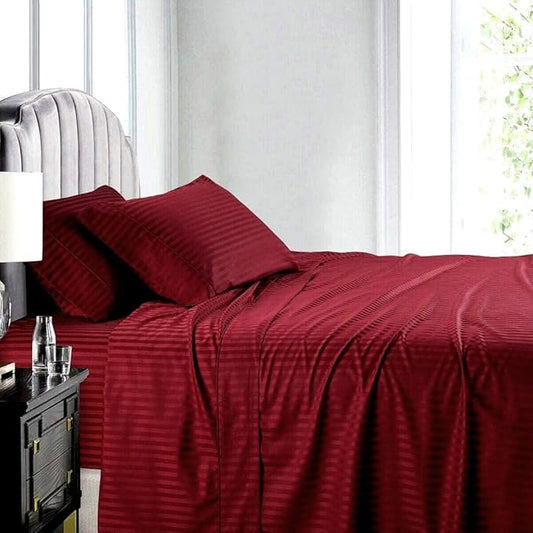 Clarique Premium Queen Size Bedsheet (90" x 100") 300 TC