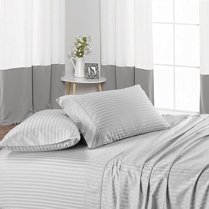 Austora Premium Queen Size Bedsheet (90" x 100") 300 TC