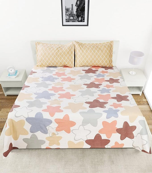 Bellusra Premium King Size Bedsheet (108" x 108") 400TC