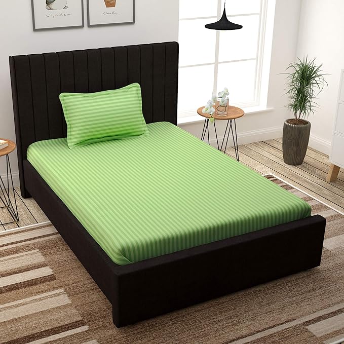 Ventoriah Premium Queen Size Bedsheet (90" x 100") 300 TC