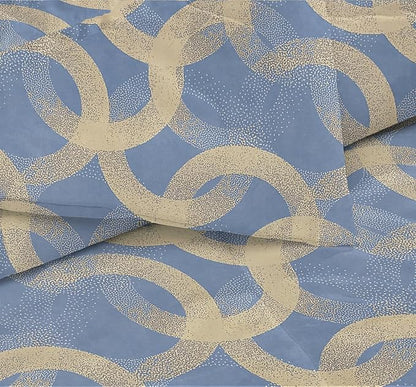 Xilvia Premium King Size Bedsheet (108" x 108"): 400 TC