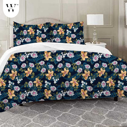 Pluvira Premium Single Bedsheet (60" x 90")- 144 TC