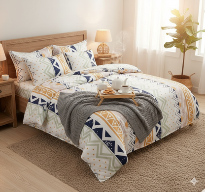 Lumierra Premium King Size Bedsheet (108" x 108") 400 TC