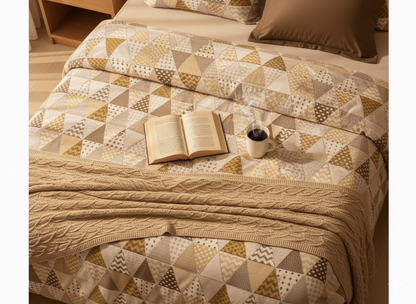 Avelline Premium King Size Bedsheet (108" x 108")- 400 TC