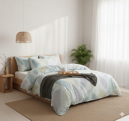 Quori Premium King Size Bedsheet (108" x 108"): 400 TC