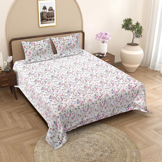 Morni Jaipuri Block Print - 400 TC - King Size (108 x 108)
