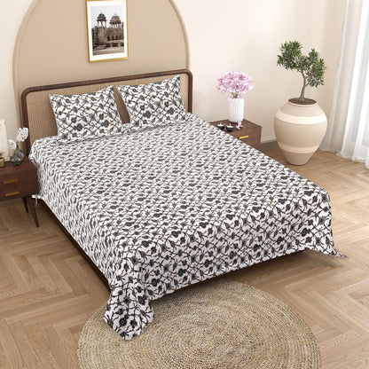 Zauq Jaipuri Block Print - 400 TC - King Size (108 x 108)