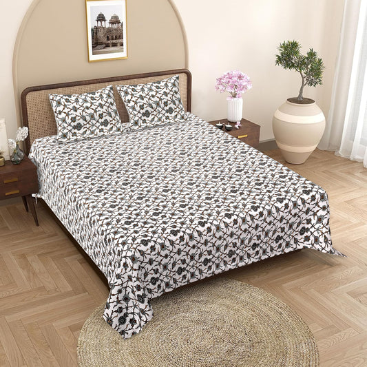 Zauq Jaipuri Block Print - 400 TC - King Size (108 x 108)