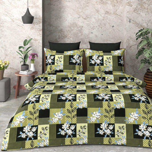 Soloriah Premium Queen Size Bedsheet (90" x 100") 300 TC
