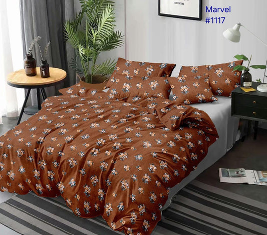 Vienora Premium Queen Size Bedsheet (90" x 100") 300 TC