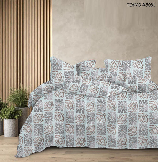 Veyora Premium King Size Bedsheet (108" x 108") 300 TC