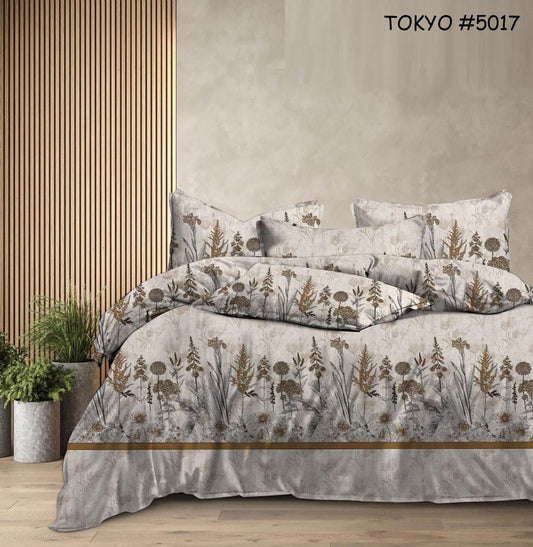 Enrivra Premium King Size Bedsheet (108" x 108") 400 TC