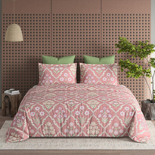 Senorita Premium King Size Bedsheet (108" x 108"): 400 TC