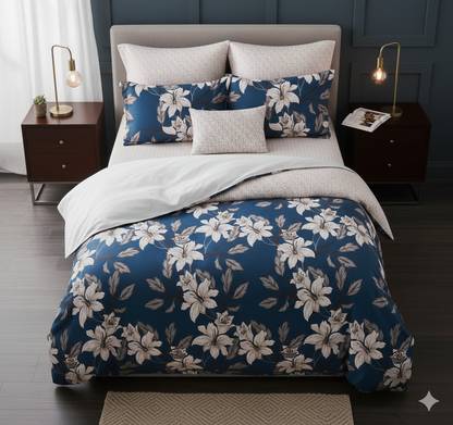 Venice Fitted Premium King Size Bedsheet (108" x 108") 400 TC