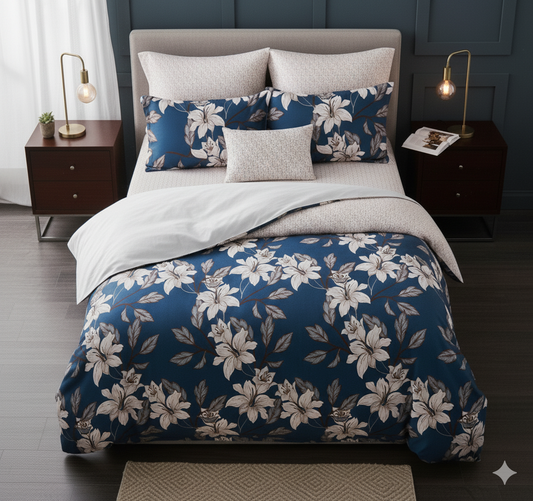 Venice Fitted Premium King Size Bedsheet (108" x 108") 400 TC